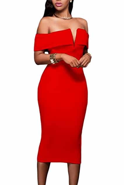 slimming christmas party dresses