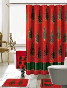 25 Christmas Shower Curtains You'll Love!