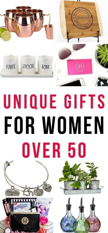 55 Unique Gifts for Women over 50 2022