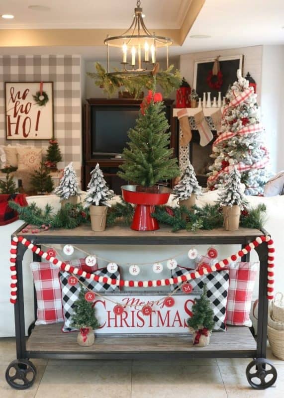 15 Buffalo Check Christmas Decor Ideas