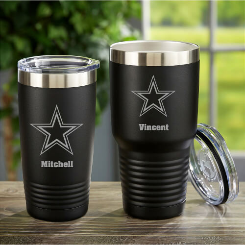 Dallas Cowboys Personalized Tumbler