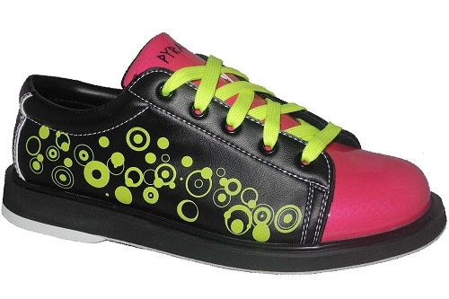 Pyramid Youth Rain Black-Hot Pink-Lime Green Bowling Shoes