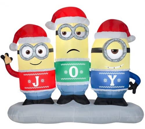 minions christmas plush