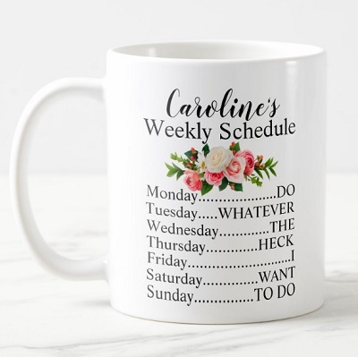 Retirement Schedule Coffee Mug