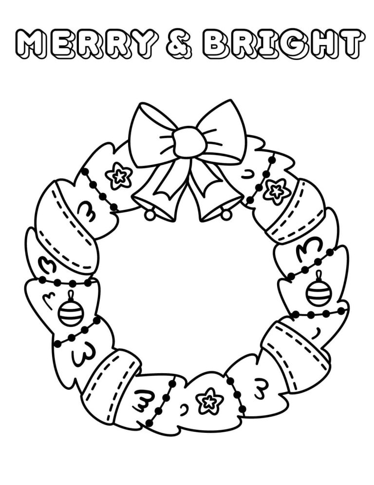 16 Free Printable Christmas Coloring Pages for Kids