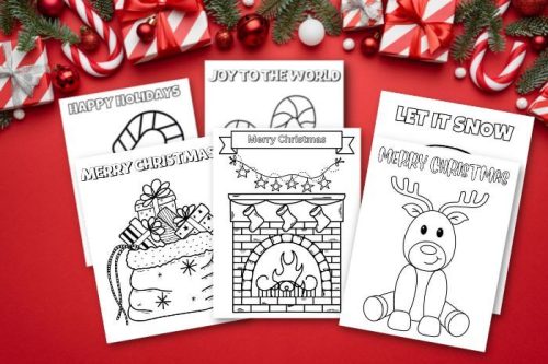 16 Free Printable Christmas Coloring Pages for Kids