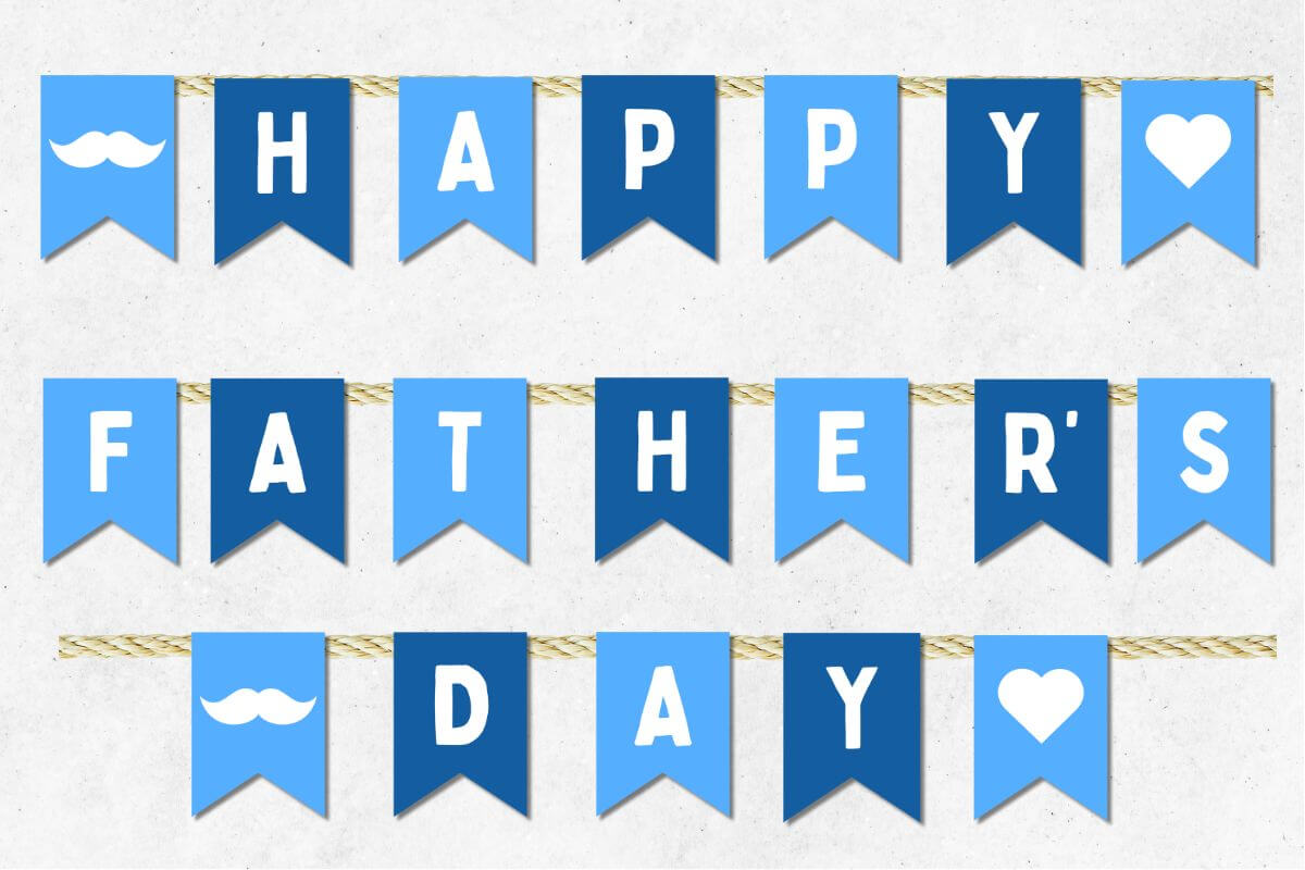 Free Printable Father's Day Banners