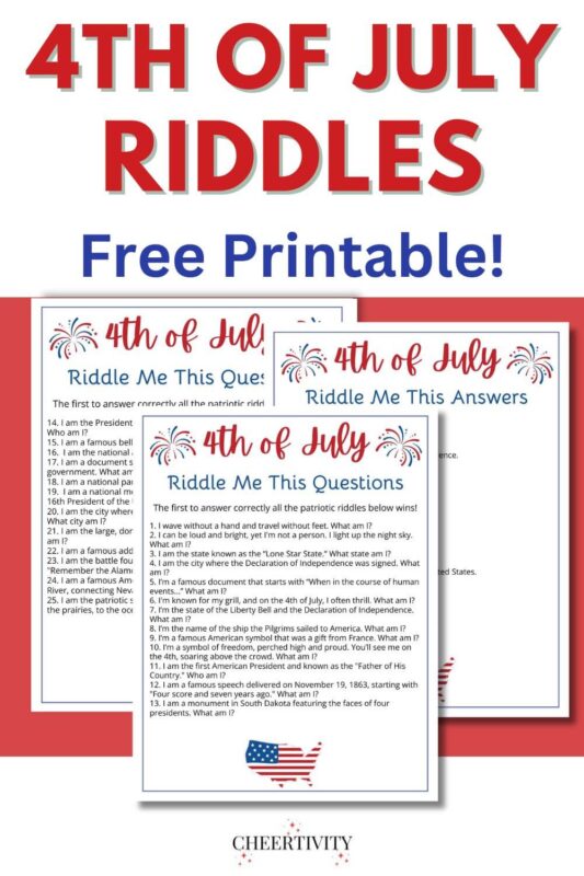 Free Printable 4th of July Riddles