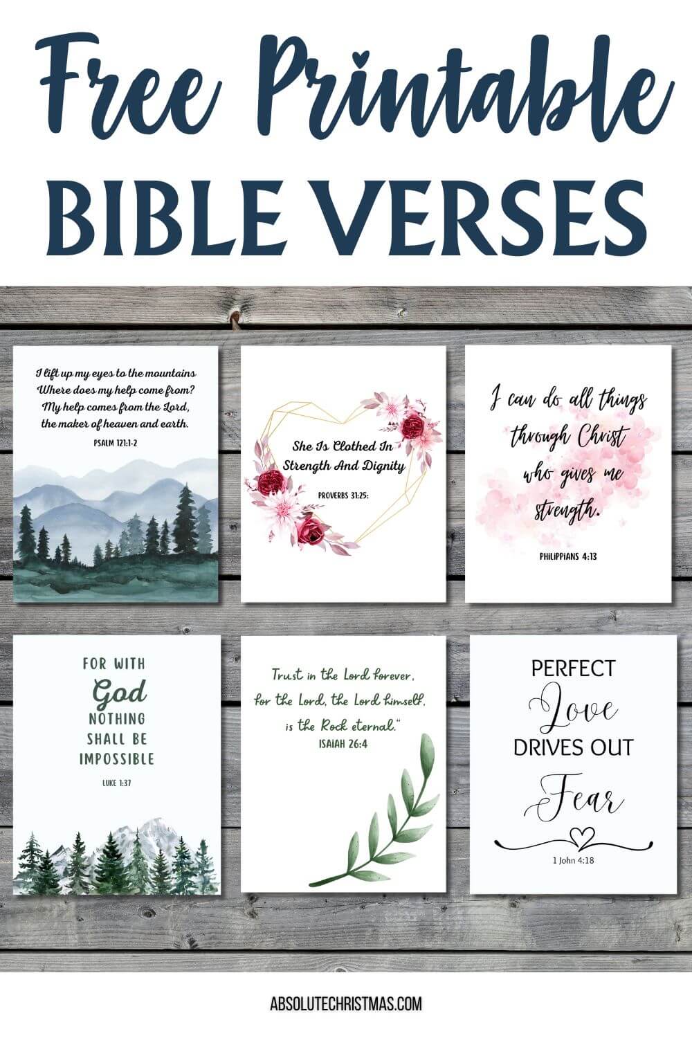 Free Printable Bible Verses 8x10