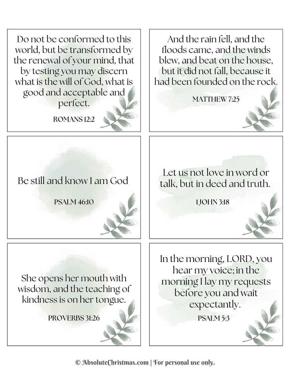 Bible Verse Cards for Teachers 4