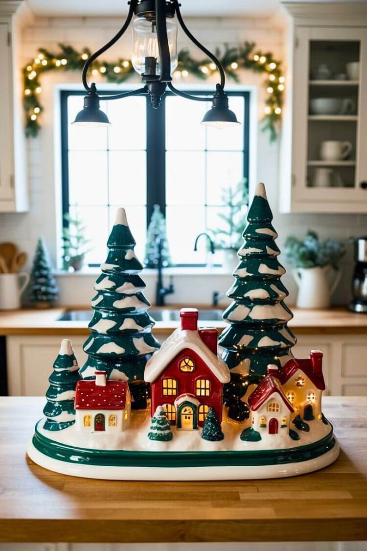 Ceramic Christmas Village