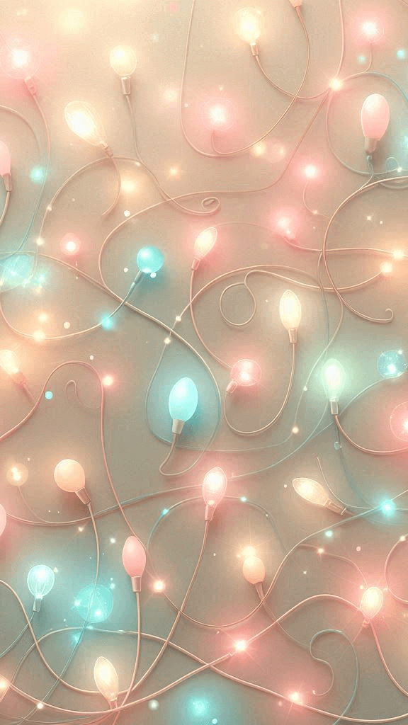 Pastel Christmas Lights