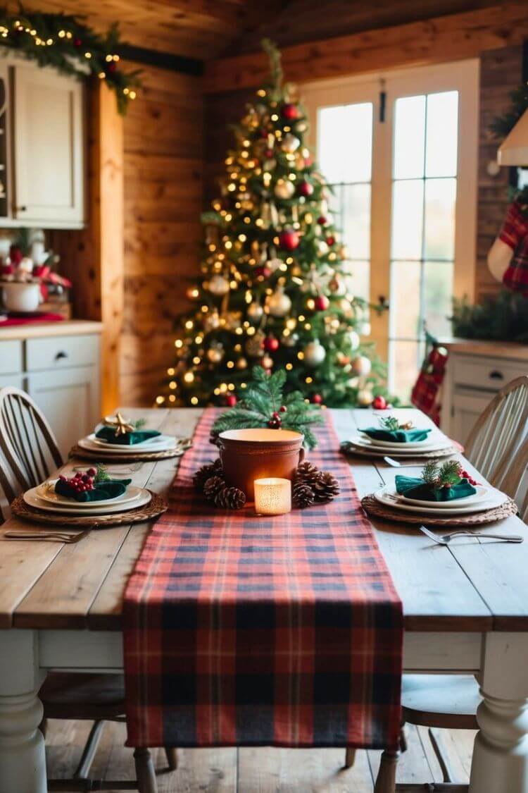 Plaid Table Runner