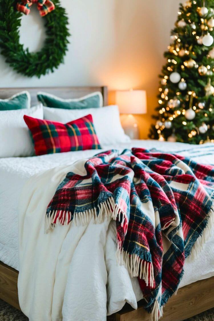 Plaid Throw Blanket