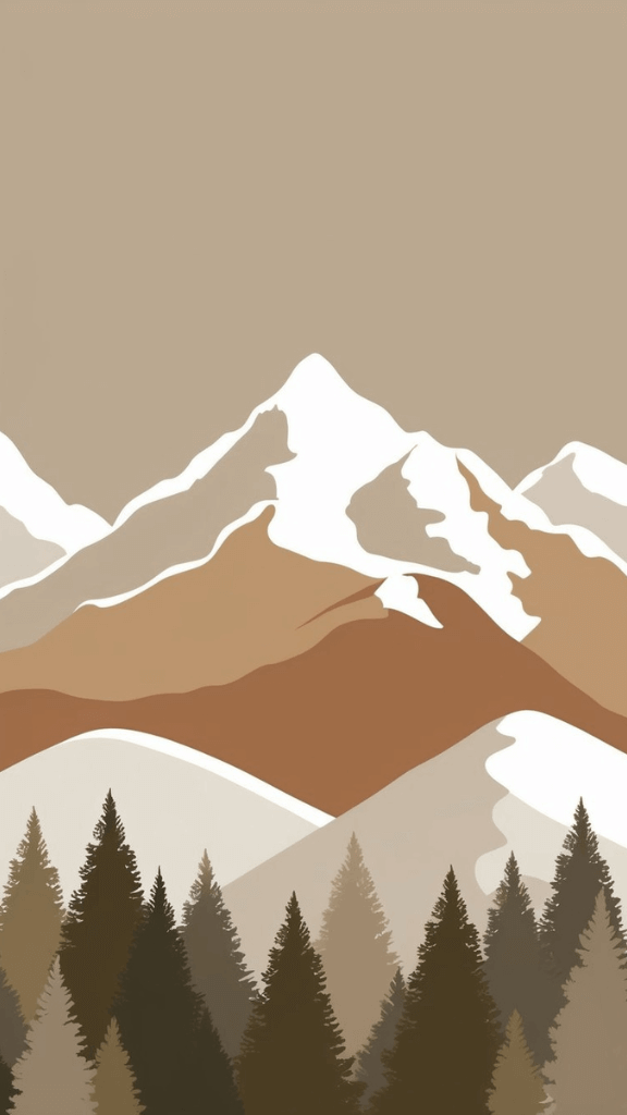 Warm Toned Mountainscape