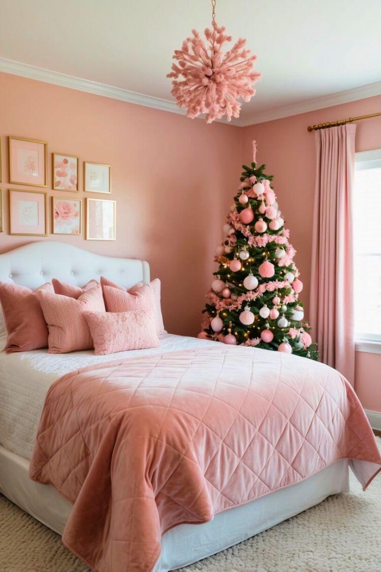 Blush Pink Velvet Quilt