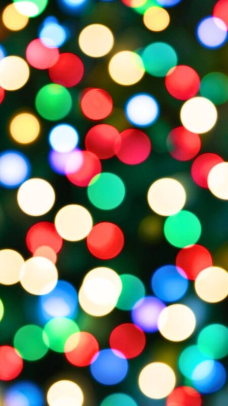 Bokeh Christmas Phone Background