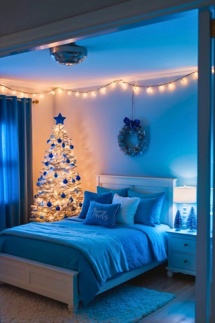 Frosty Blue Fairy Lights