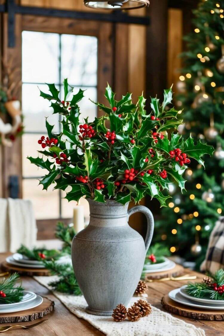 Holly Berry Centerpiece