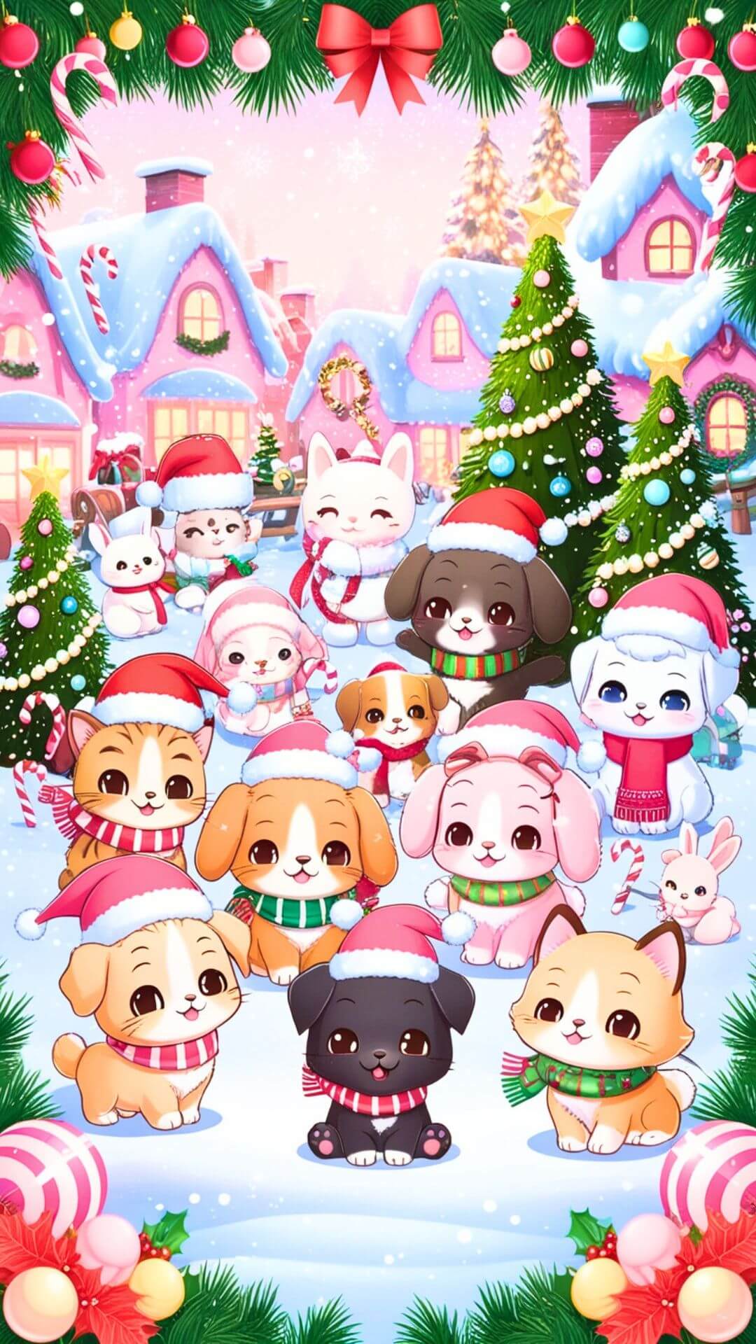 Kawaii Christmas Wallpaper