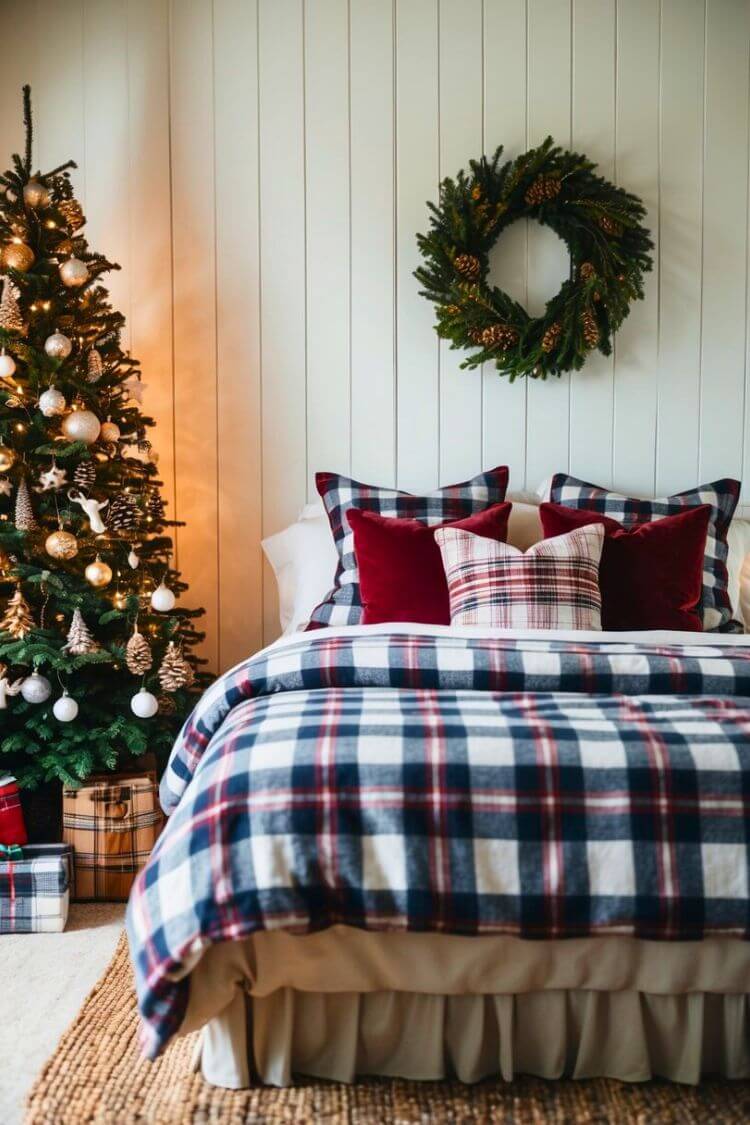 Plaid Flannel Bedding Set