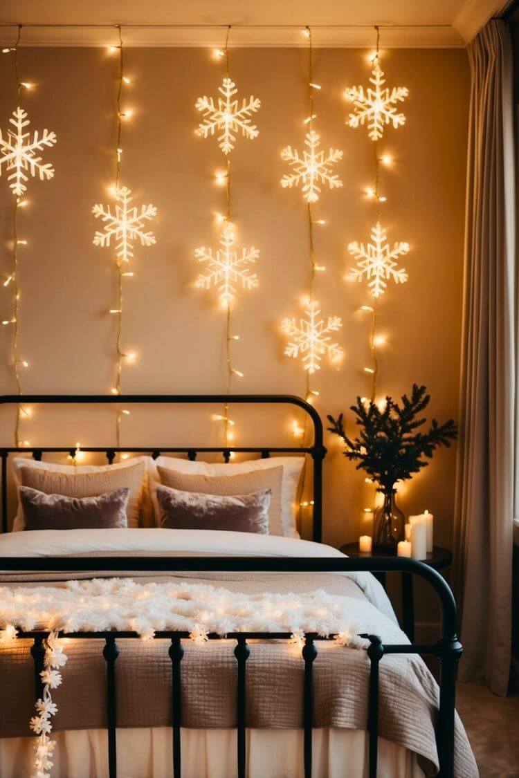 Snowflake String Lights