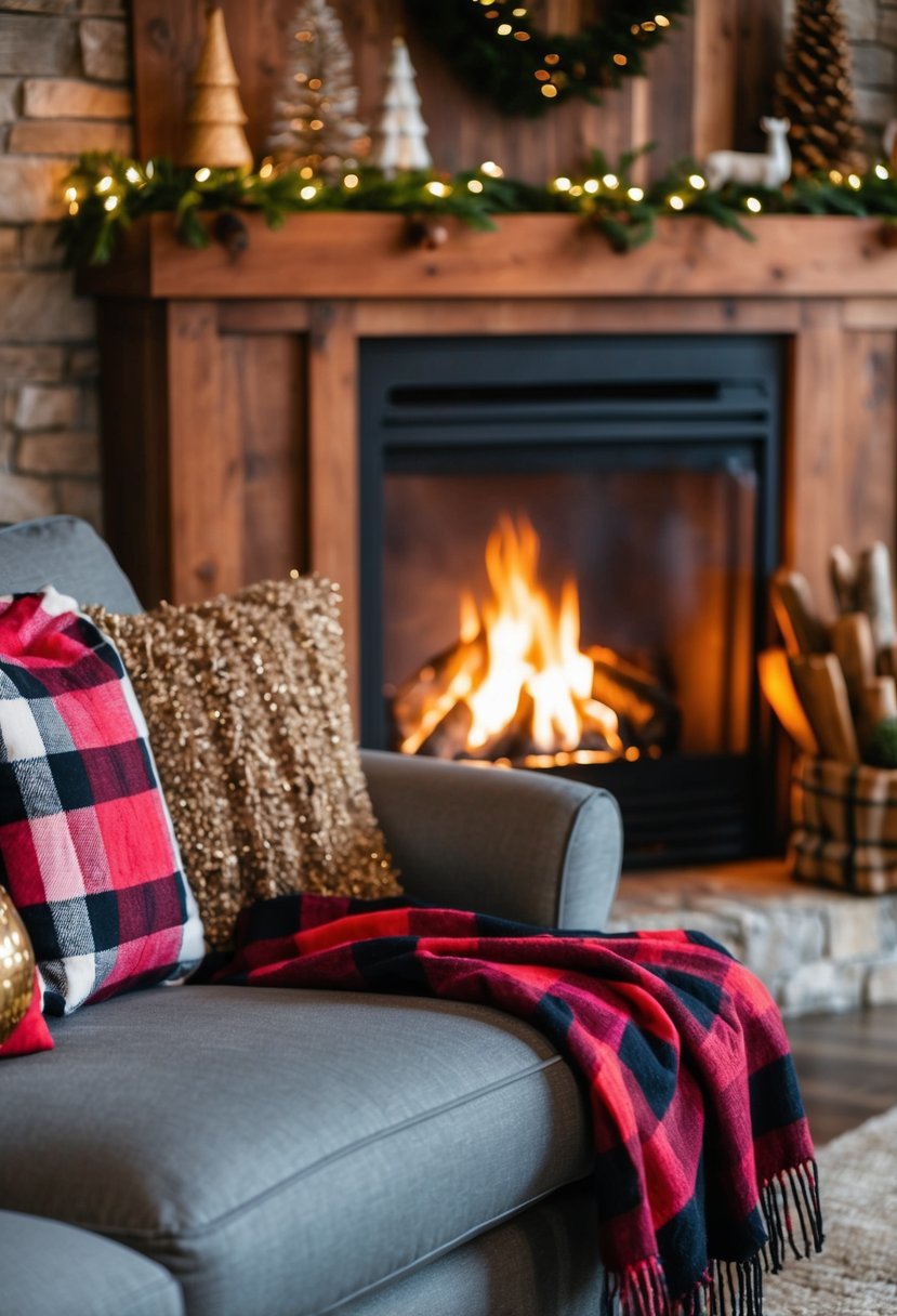 buffalo plaid throw blanket 