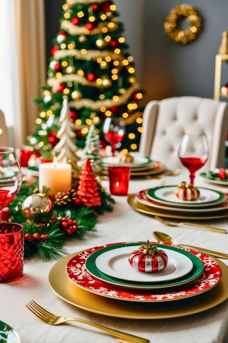 Decorative Christmas Plates