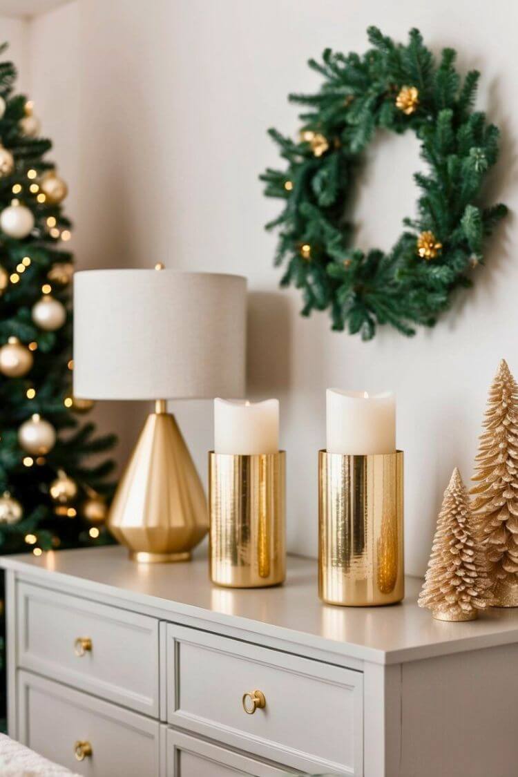 Gold Accent Candle Holders