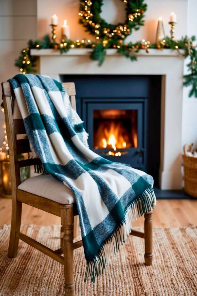 Plaid Throw Blanket