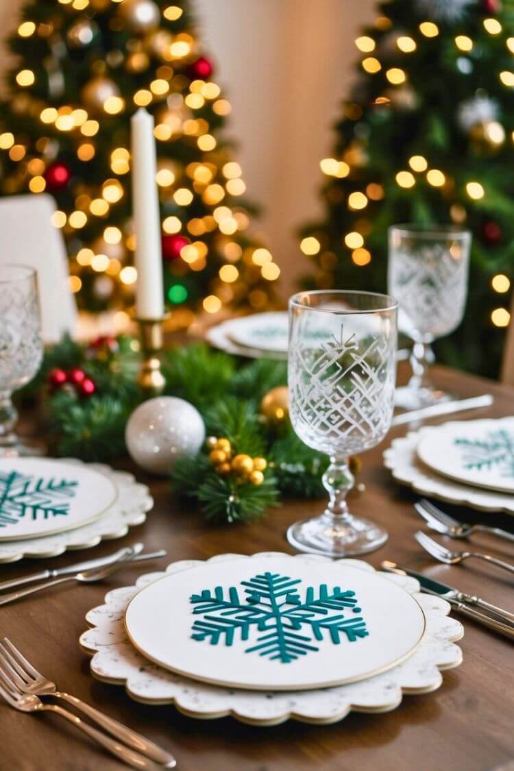 Snowflake Coasters