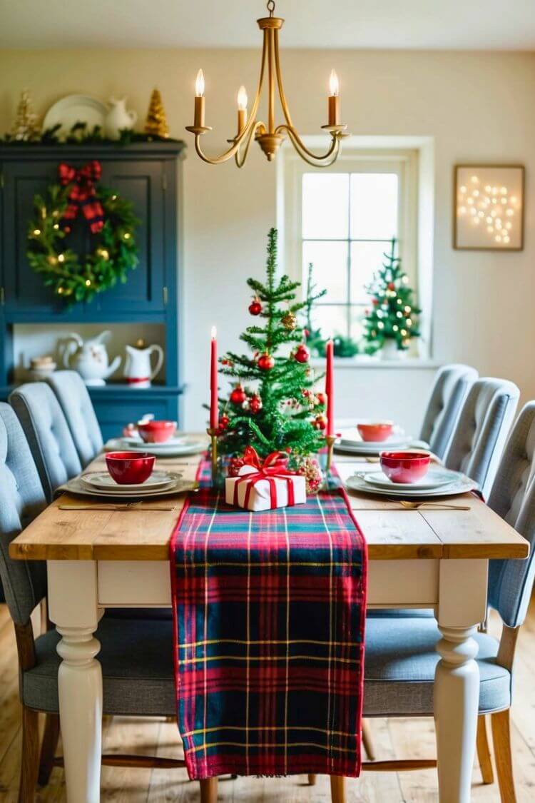 Tartan Table Runner