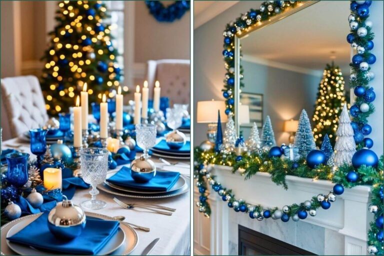 Blue And Silver Christmas Decor Ideas