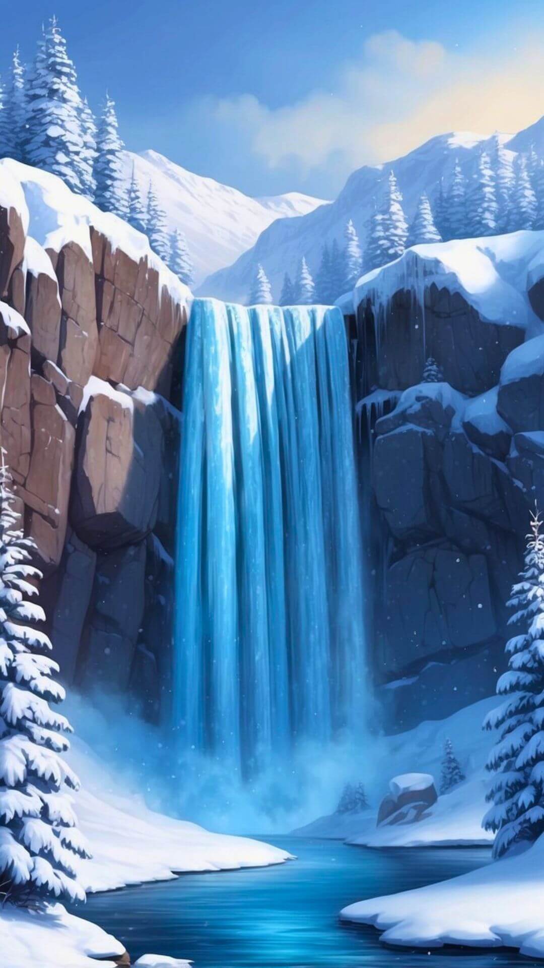 Frozen Waterfall