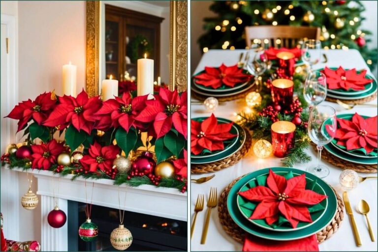 Poinsettia Christmas Decorating Ideas featured image