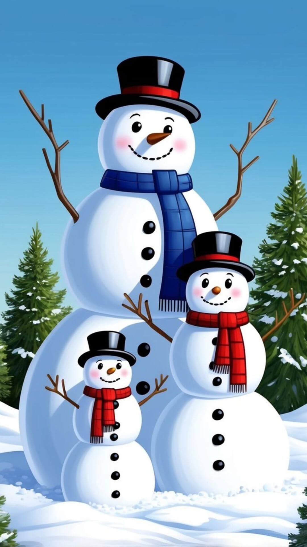 Snowman Family