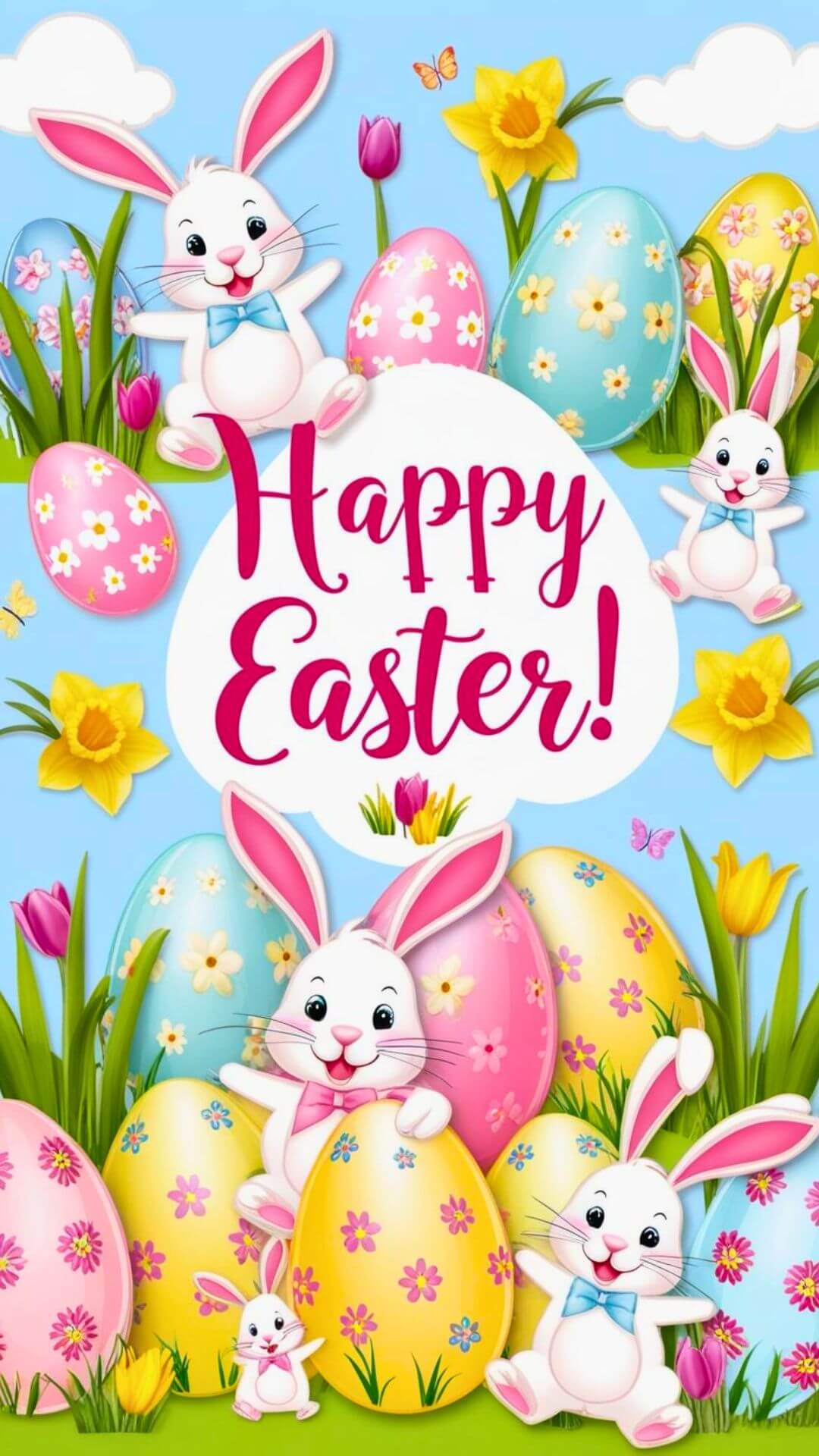 Happy Easter Phone Background 1